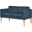 Диван _ХД Finsoffa NODVEN Lounge 2-М. тк.рогожка Apollo, Navy синий