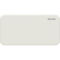 Внешний аккумулятор SOLOVE (Mi) 001M+ 10000mAh, кожаный чехол, белый