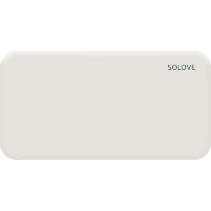 Внешний аккумулятор SOLOVE (Mi) 001M+ 10000mAh, кожаный чехол, белый