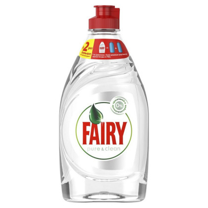 Средство для мытья посуды Fairy Pure &amp; Clean 450мл без отдушки