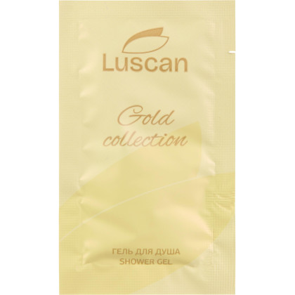 Гель для душа Luscan Gold Collection, саше 10мл,500шт/уп
