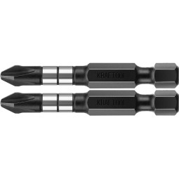Бита KRAFTOOL Impact Pro PH2, 50мм, тип Е, 2шт/уп (26191-2-50-S2)
