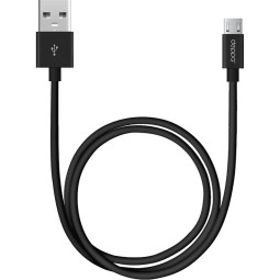 Кабель Deppa USB - microUSB, 2m, черный