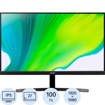 Монитор ACER K273Ebmix 27/FHD/IPS/100Hz/250cd/4ms/HDMI/VGA
