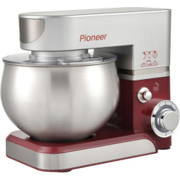 Миксер Pioneer MX322 wine maroon, планетарный, 1000 Вт