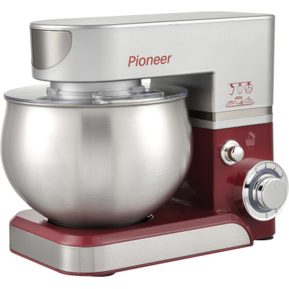 Миксер Pioneer MX322 wine maroon, планетарный, 1000 Вт