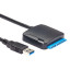 Кабель адаптер USB3.0 ---SATA III 2.5/3,5+SSD, VCOM &lt;CU816
