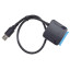 Кабель адаптер USB3.0 ---SATA III 2.5/3,5+SSD, VCOM &lt;CU816
