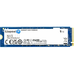 SSD накопитель  Kingston 1Tb, M.2 2280, PCIe4.0x4, 3D TLC(SNV3S/1000G)