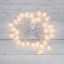 Гирлянда светодиодная Шишки 5 м, 30LED, прозр ПВХ, с контр, Теп бел 303-069