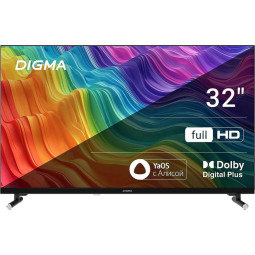 Телевизор Digma DM-LED32SBB33, FHD, смарт (Яндекс.ТВ)