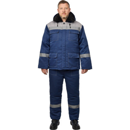 Костюм зимний муж з35-КБР синий/сер ( 48-50) 170-176 (Арсенал-СП)