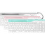 Клавиатура A4Tech Fstyler (FBK25 WHITE) белый/серый USB беспроводн/BT/Radio