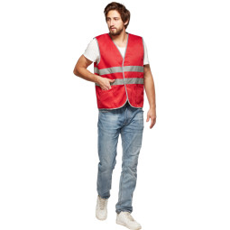 Жилет красный с СОП (р.3XL/60-62)