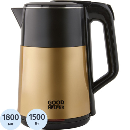 Чайник электрический GOODHELPER KPS-188C (Золото)