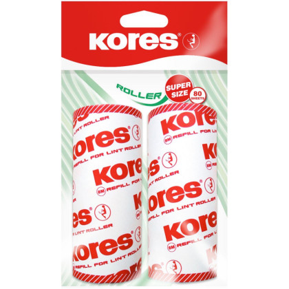 Ролик для чистки одежды Kores запасной блок 2х80 л., арт.32402.02