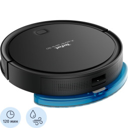 Робот-пылесос Tefal RG7365WH черный,сухая и влажная уборка, управ. с телеф