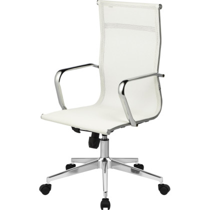 Кресло BN_Y_EChair-710 T net сетка белый, хром