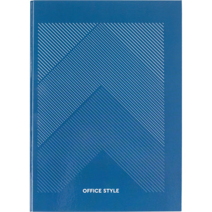 Бизнес-тетрадь А4 120л Attache,на кольцах,тв.обл,мат.лам,клет,Optima синий