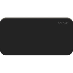 Внешний аккумулятор SOLOVE (Mi) 001M+ 10000mAh, кожаный чехол, черный