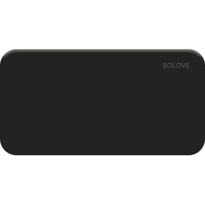 Внешний аккумулятор SOLOVE (Mi) 001M+ 10000mAh, кожаный чехол, черный