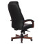 Кресло VB_Бюрократ T-9923WALNUT/BLACK кожа черный, дерево
