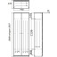 Гардероб Easy One каркас LT 22/16 768х367 серый В1997