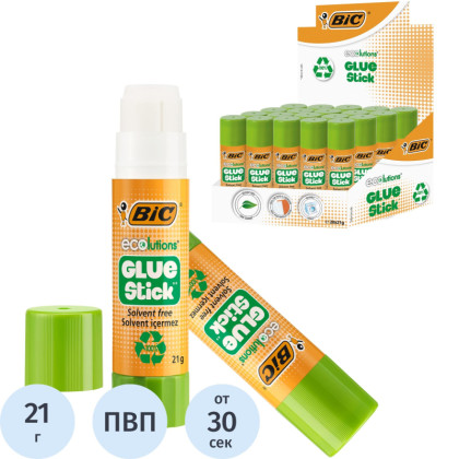 Клей-карандаш BIC ECOlutions 21 гр. 8923452 