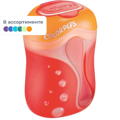 Точилка Maped COLOR PEP&#039;S COLOUR SPECIAL 2отв,конт,д.цв.каранд,ассорт,43111