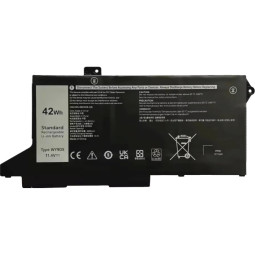 Аккумулятор Greenway WY9DX для Dell 5520, 5420 11.4V 42Wh(3600mAh) Premium