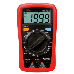 Мультиметр RGK DM-10 + поверка, (арт. 779623)