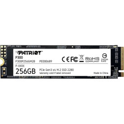 SSD накопитель Patriot M.2 2280 256Gb P300 PCI-E 3.0 x4(P300P256GM28)