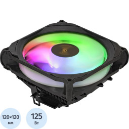 Кулер ExeGate Dark Magic EE400XL-PWM.RGB,all socket,125W,120мм(EX286158RUS)