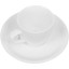 Кофейная пара Chan Wave Classic, фарфор, белая, 85мл, фк0185