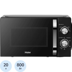 Микроволновая печь Haier HMB-MM208BA, 20 л., 800 вт., черная (TD0039502RU)
