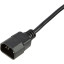 Кабель питания C13(F)-C14, 10А, 0,75мм2, 1.8м, чер (OPC002)