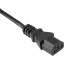 Кабель питания C13(F)-C14, 10А, 0,75мм2, 1.8м, чер (OPC002)