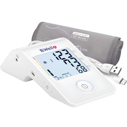 Тонометр B.Well MED53 конусная манжета M-L (22-42 см), usb-кабель