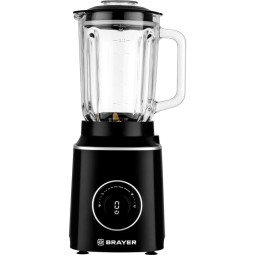 Блендер BRAYER 1210BR,1400Вт,настольный,9 скор,диспл,колка льда, 6 ножей