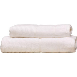Набор полотенец махровых TAC DORA 50х90,70х140 550 г/м2 WHITE, белый