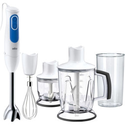 Блендер Braun MQ3045 APERITIVE Белый/Синий (0X22111191)