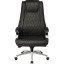 Кресло BN_Jl_Руководителя Echair-518 ML кожа черная, хром