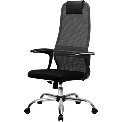 Кресло МТ_Easy Chair/SU-B-8/подл.158/осн.003 серый/черный