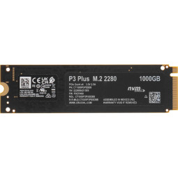 SSD накопитель Crucial P3 Plus 1Tb M.2 2280, PCI-E 4x4 (CT1000P3PSSD8)