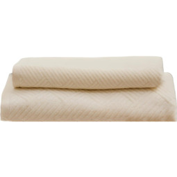 Набор полотенец махровых TAC VENTURA 50х90,70х140 500 г/м2 WHITE, белый