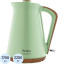 Чайник электрический Tesler KT-1740 GREEN, 2200Вт, 1,7л, (нерж.сталь)
