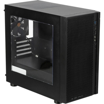 Корпус Thermaltake Versa H18 Window черный без БП mATX(CA-1J4-00S1WN-00)