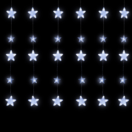Гирлянда светодиодная Бахр 2.4x0.9м Звездоч,IP20,186LED,бел,8реж 4356974