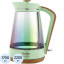 Чайник электр. Tesler KT-1750 GREEN, 2200Вт, 1,7л, (нерж.сталь, стекло)