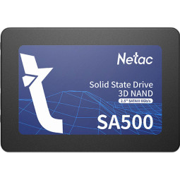 SSD накопитель Netac SSD SA500 480GB 2.5 SATA 3D NAND(NT01SA500-480-S3X)